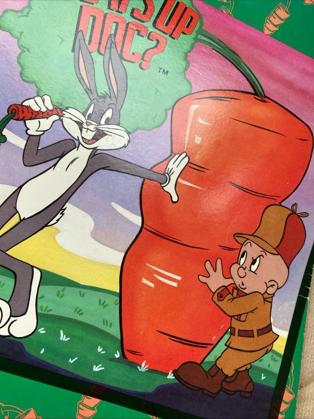Looney Tunes Bugs‎ Bunny Mead Folder Portfolio Vintage 1989